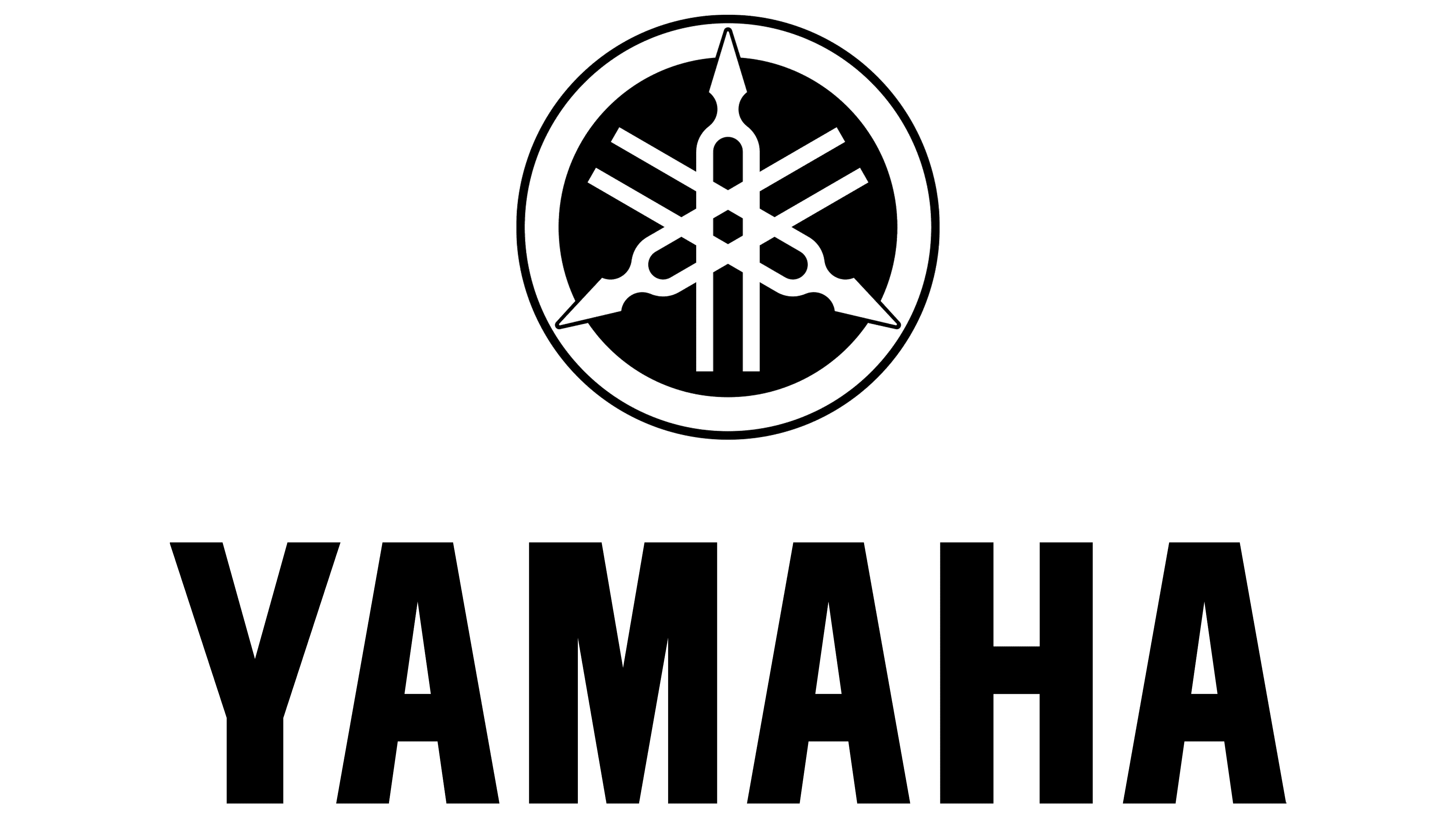 Logo da marca yamaha